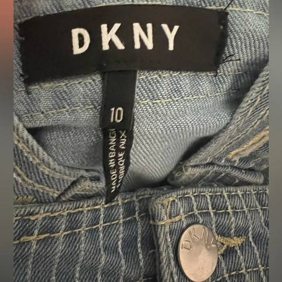 DKNY Girls Romper. Short Overall. Girls 10 - Picture 5 of 6